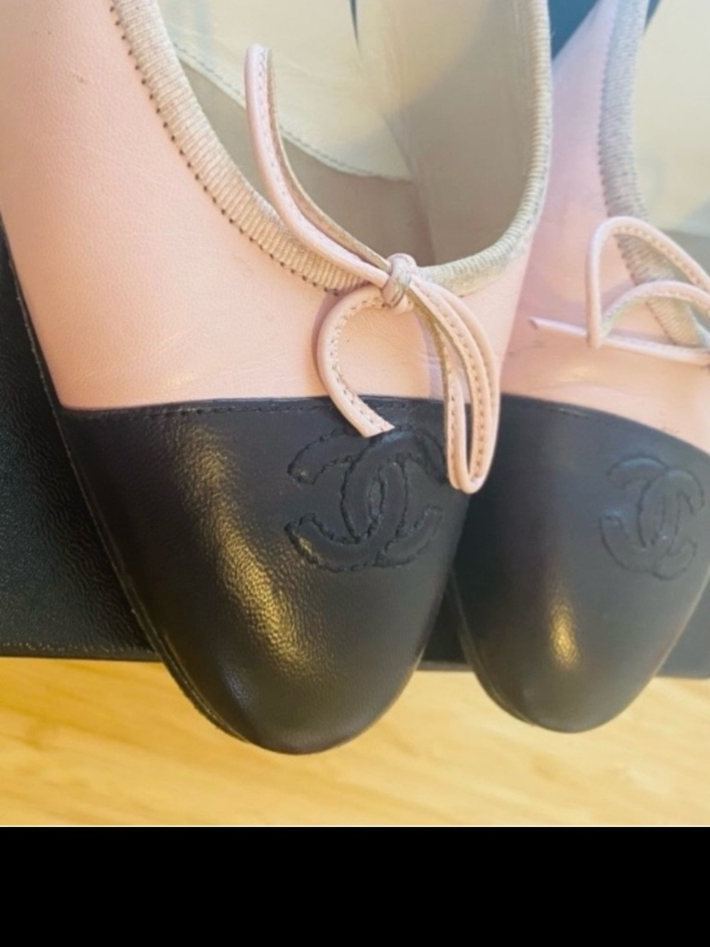 Chanel Pink Heels Vintage Chanel Pink Shoes Chanel Pink Black Mules - Picture 3 of 7